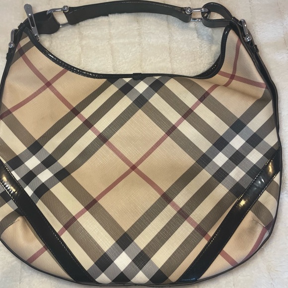 Burberry Brown Supernova Check Hobo bag - Picture 2 of 9